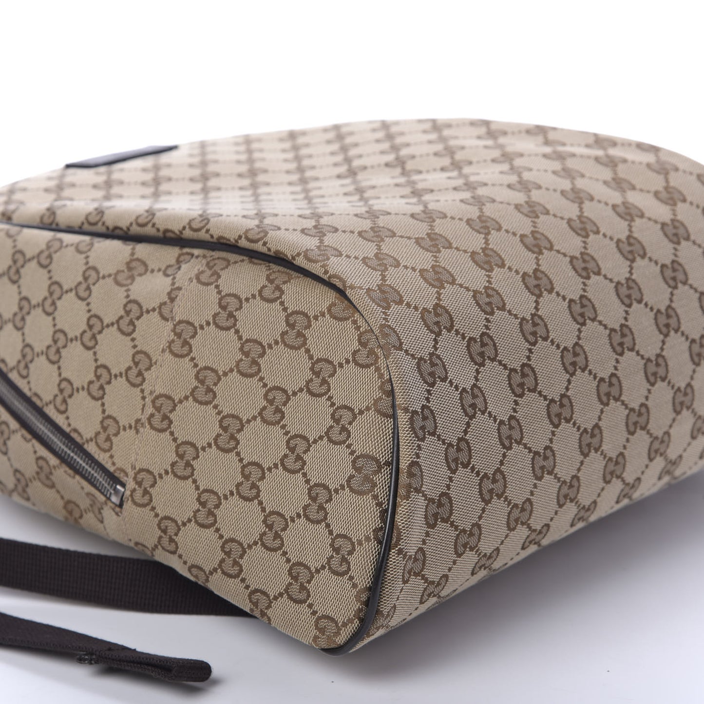 GG Monogram Travel Backpack Dark Brown