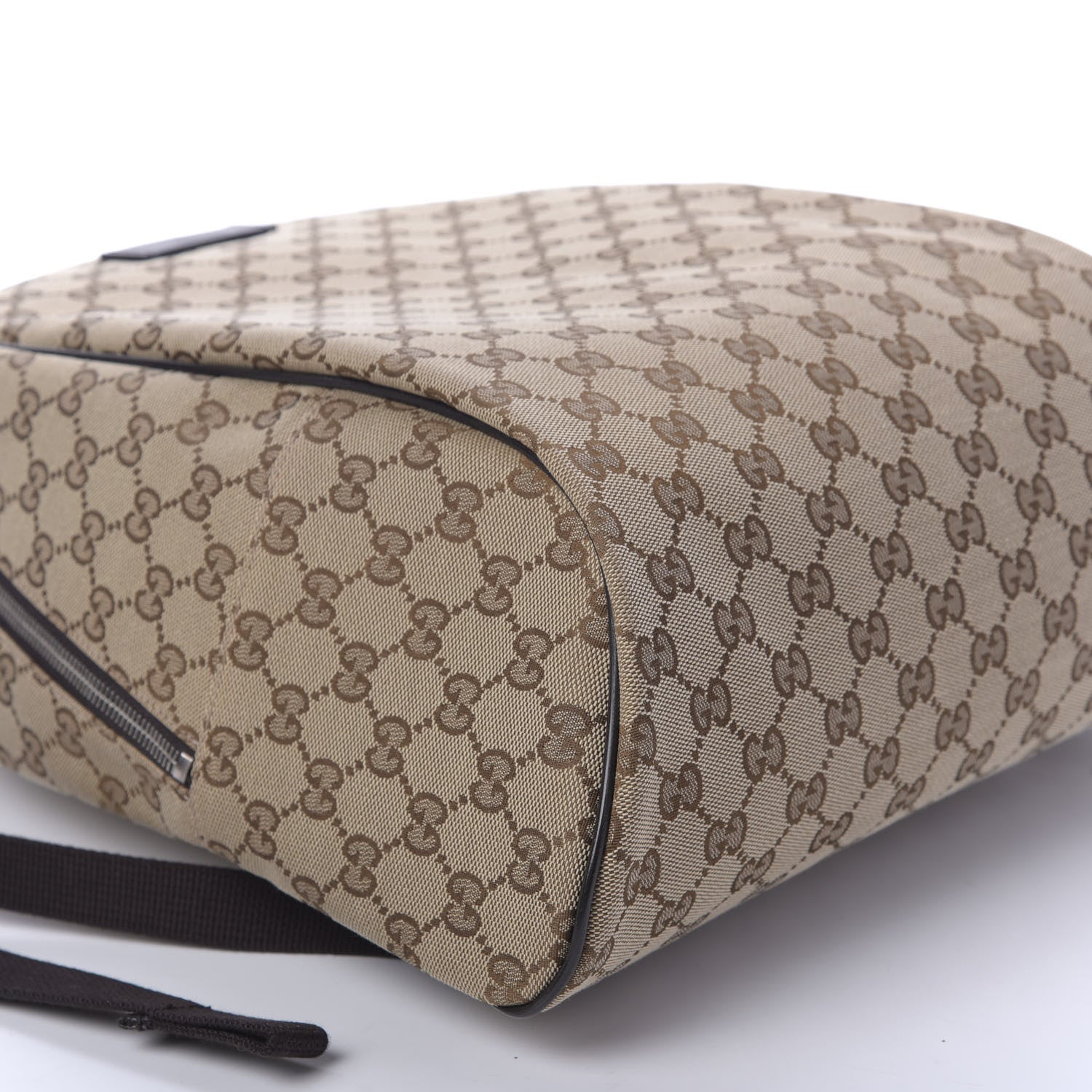Gucci GG Monogram Travel Backpack Dark Brown 5 of 10