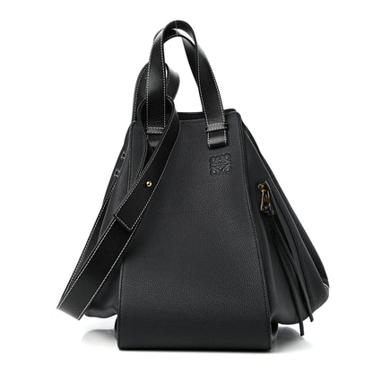 Loewe Calfskin Medium Hammock Shoulder Bag Midnight Blue Black 1 of 9
