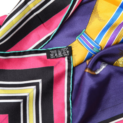 Hermes Silk Couvertures Et Tenues de Jour Scarf 140 6 of 6