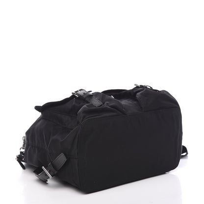 Prada Tessuto Nylon Saffiano Medium Backpack Black 3 of 9