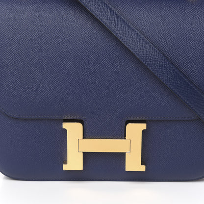 Hermes Epsom Constance 24 Bleu Saphir 8 of 12