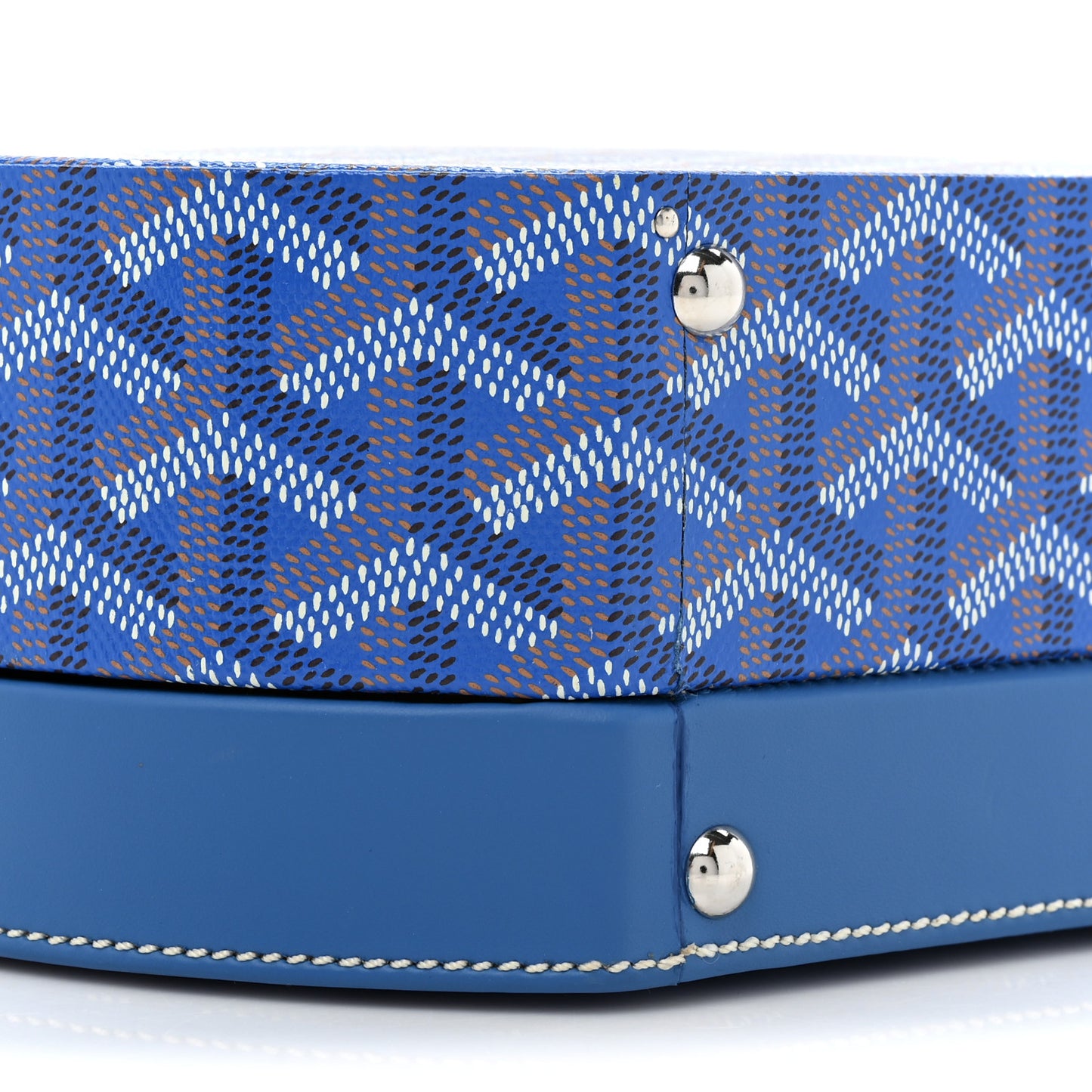 Goyardine Alto Hatbox Sky Blue