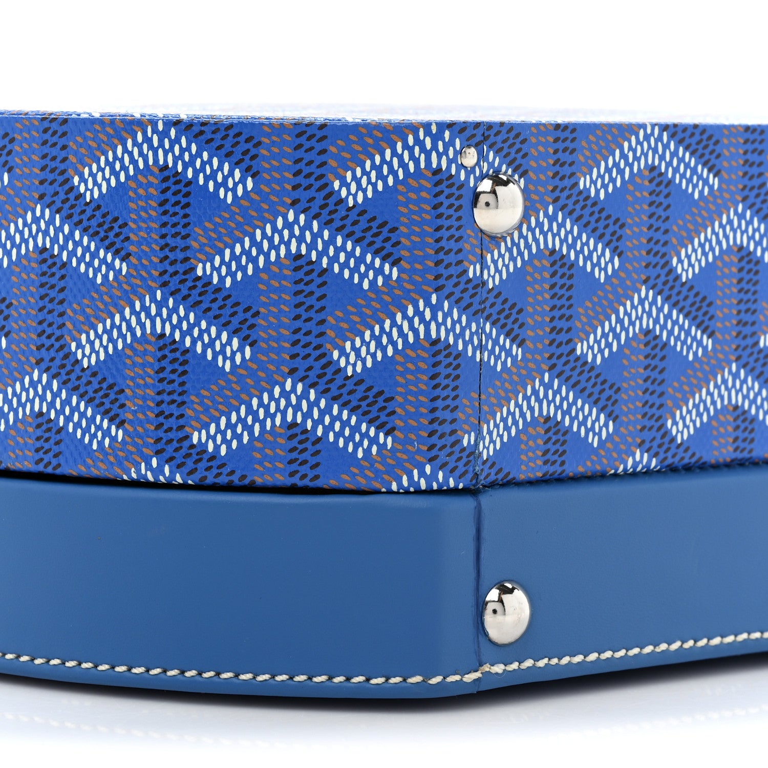 Goyard Goyardine Alto Hatbox Sky Blue 8 of 8
