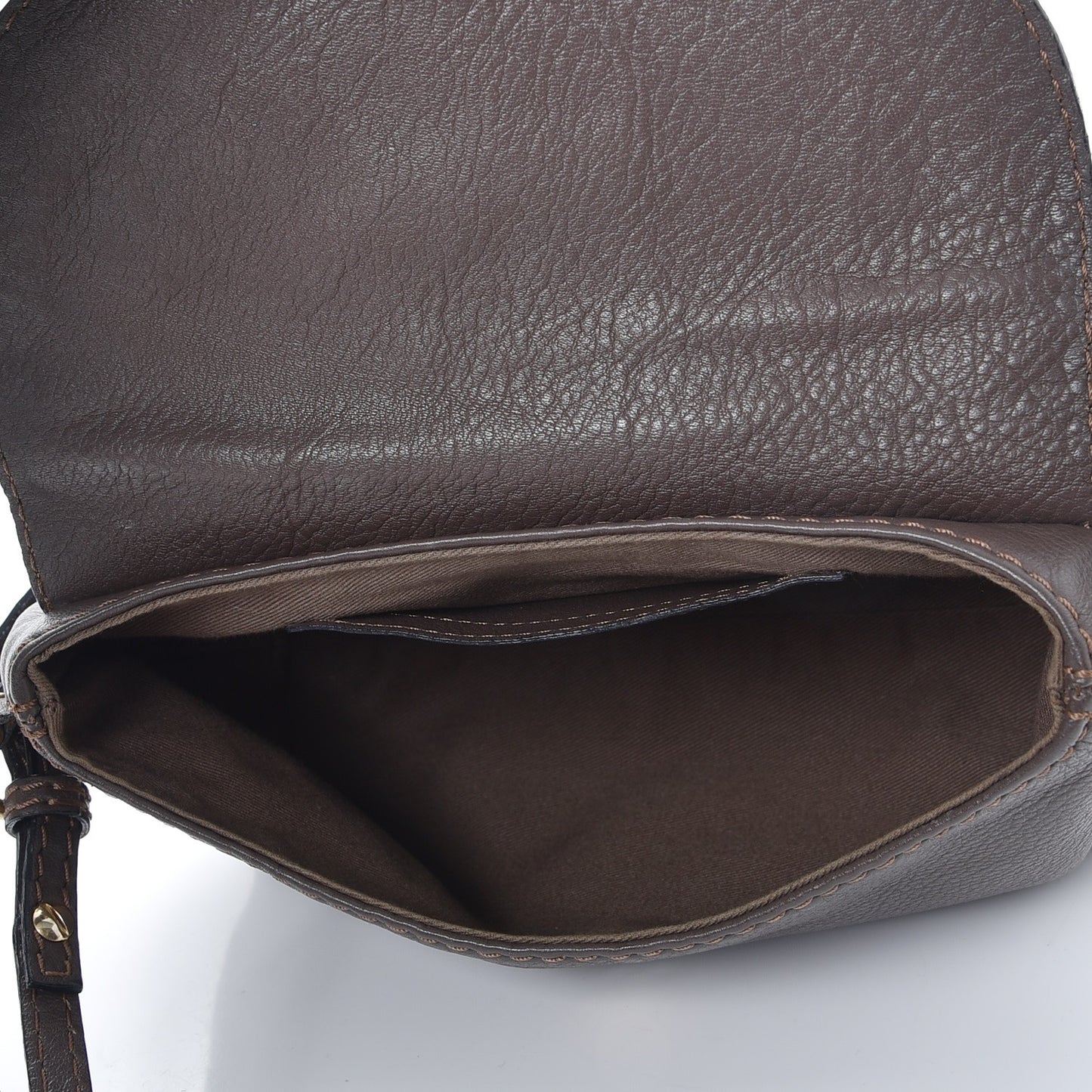 Calfskin Small Marcie Crossbody Bag Ash
