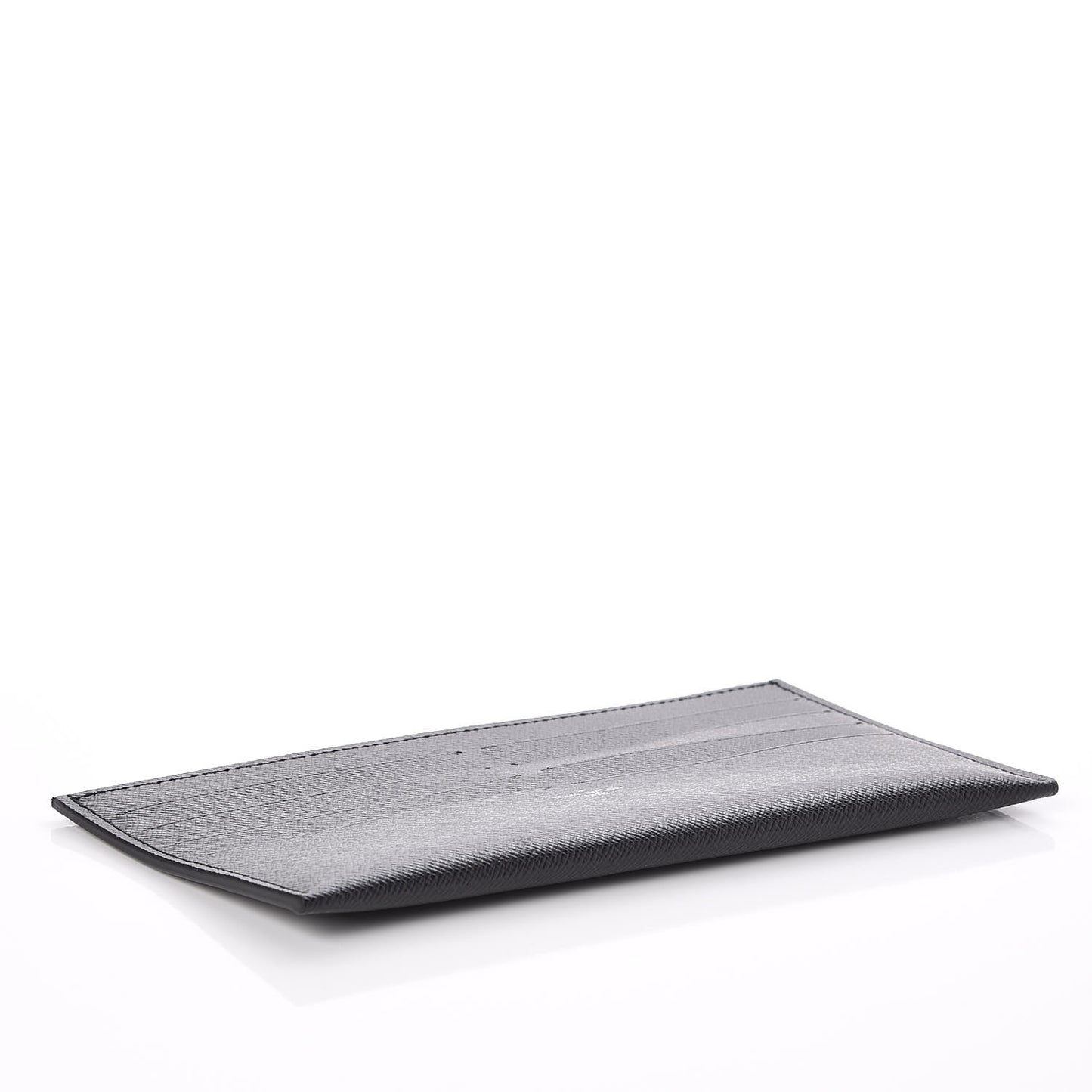 Calfskin Felicie Chain Wallet Card Holder Insert Black