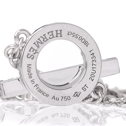 Hermes 18K White Gold Diamond Finesse Bracelet ST 5 of 5