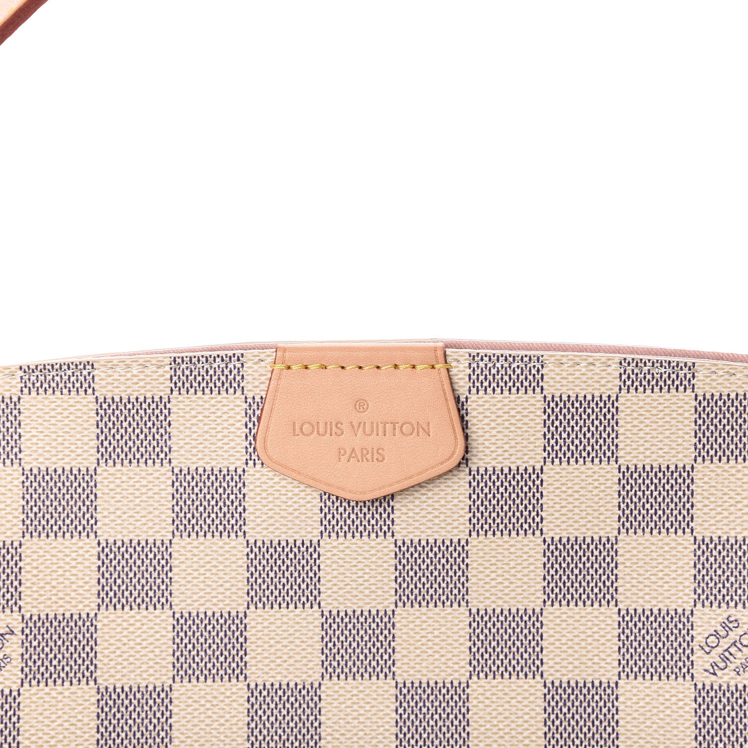 Louis Vuitton Damier Azur Graceful PM Rose Ballerine 11 of 11