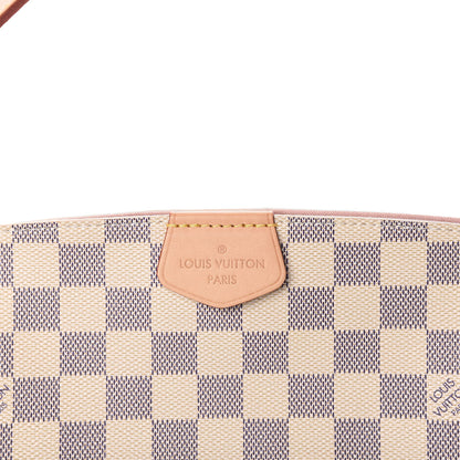 Louis Vuitton Damier Azur Graceful PM Rose Ballerine 11 of 11