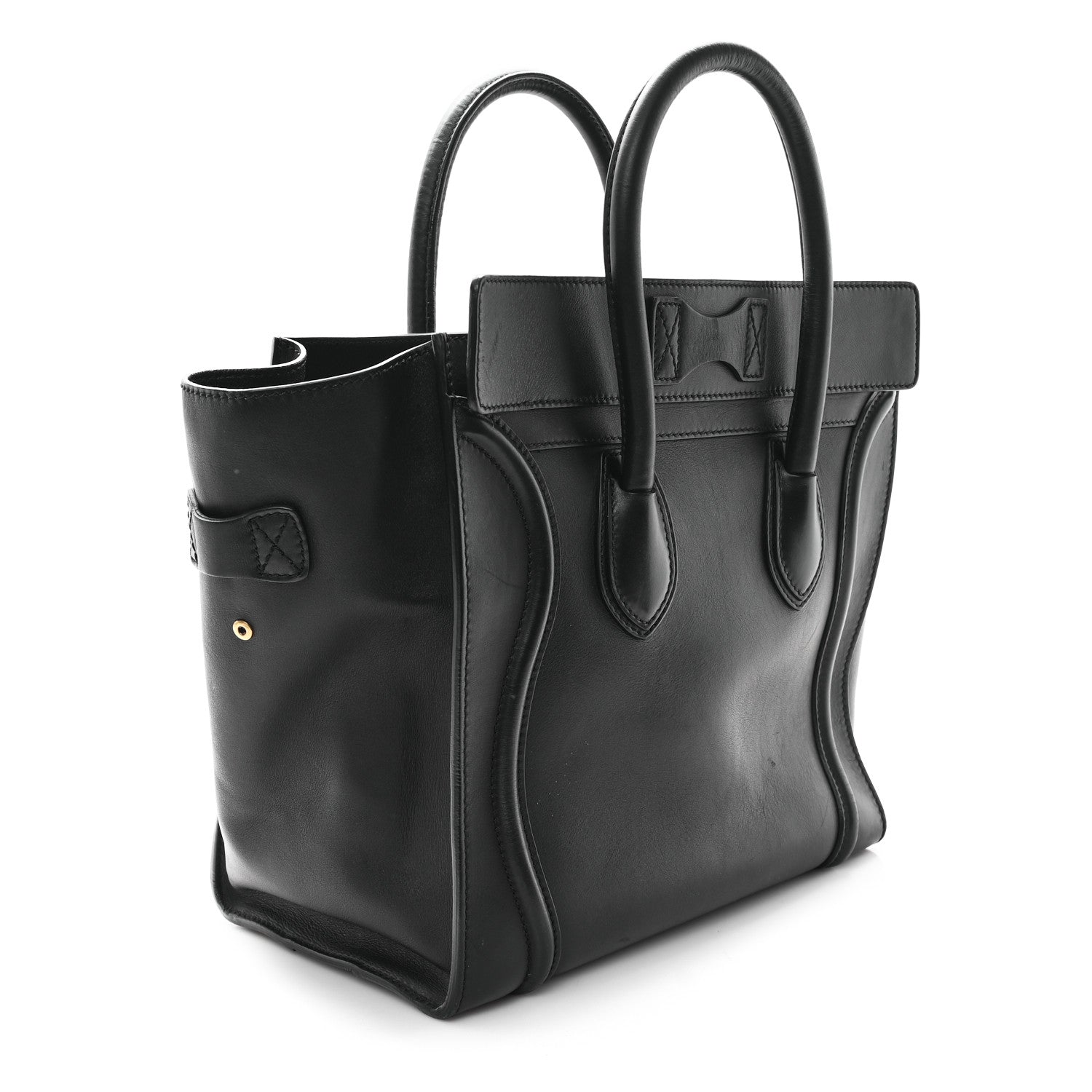Celine Smooth Calfskin Mini Luggage Black 3 of 11