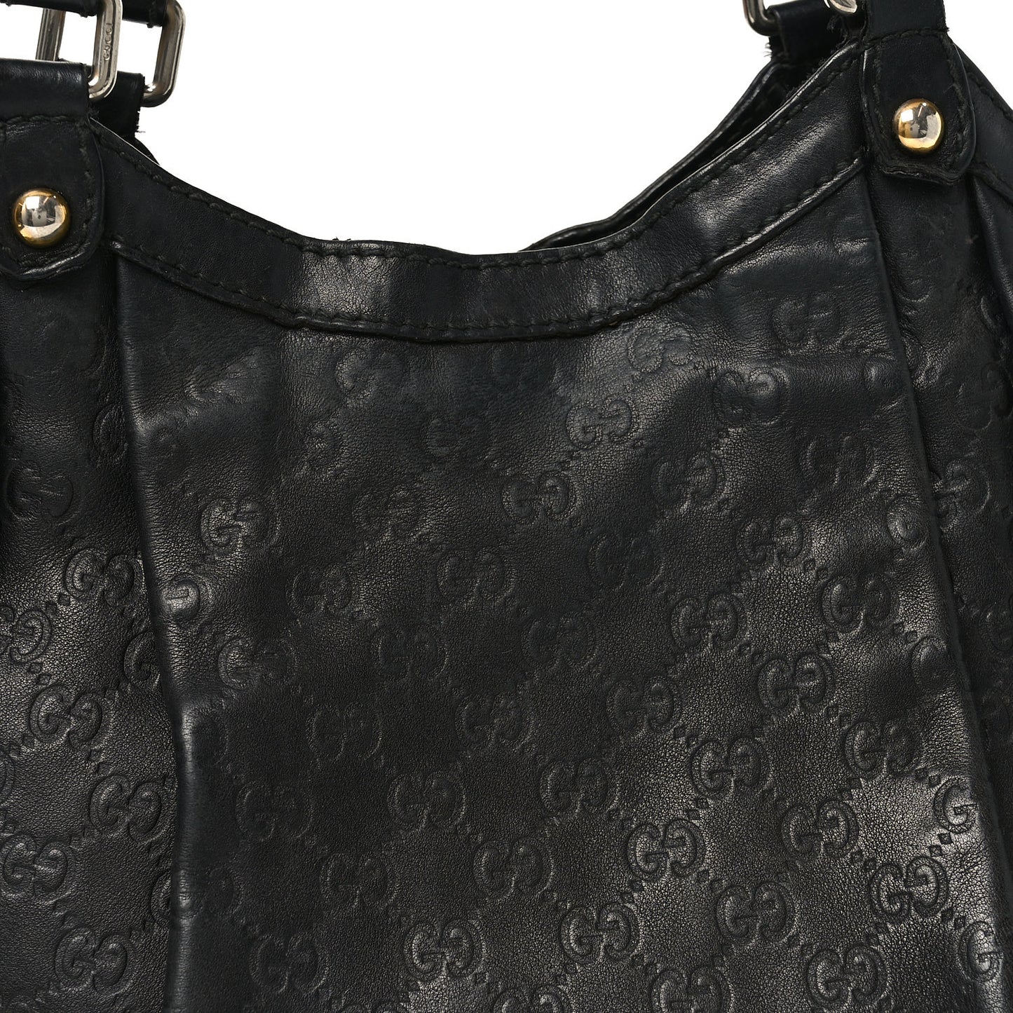 Guccissima Medium Sukey Tote Black