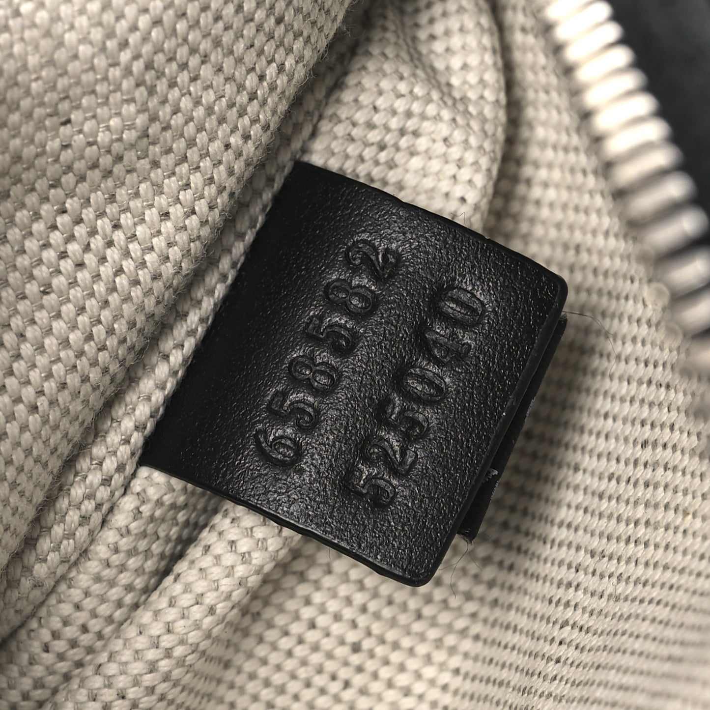 Calfskin GG Tennis Embossed Belt Bag Black