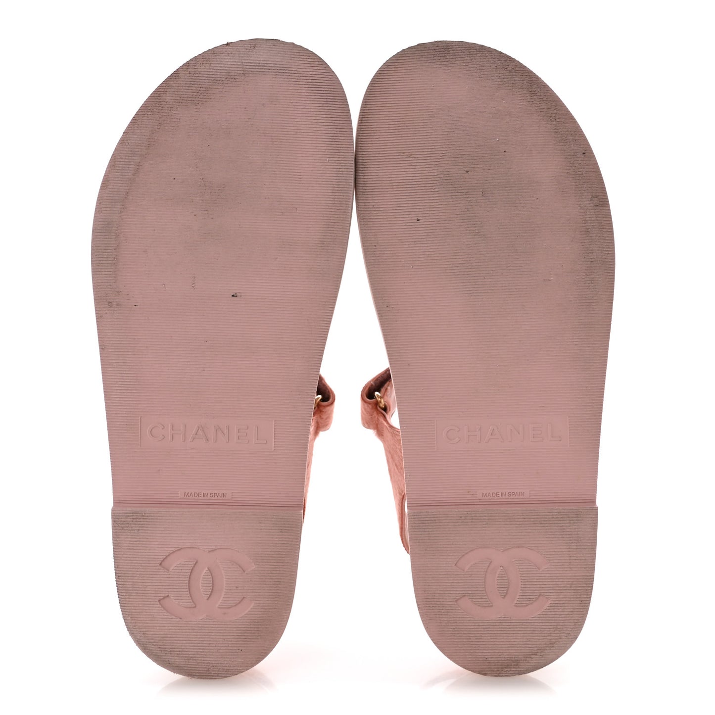 Calfskin Hair Suede Shearling Dad Sandals 40 Light Pink