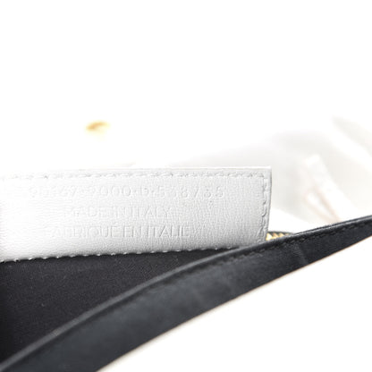 Balenciaga Chevre Gold Metallic Edge Hardware Envelope Clutch White 9 of 10