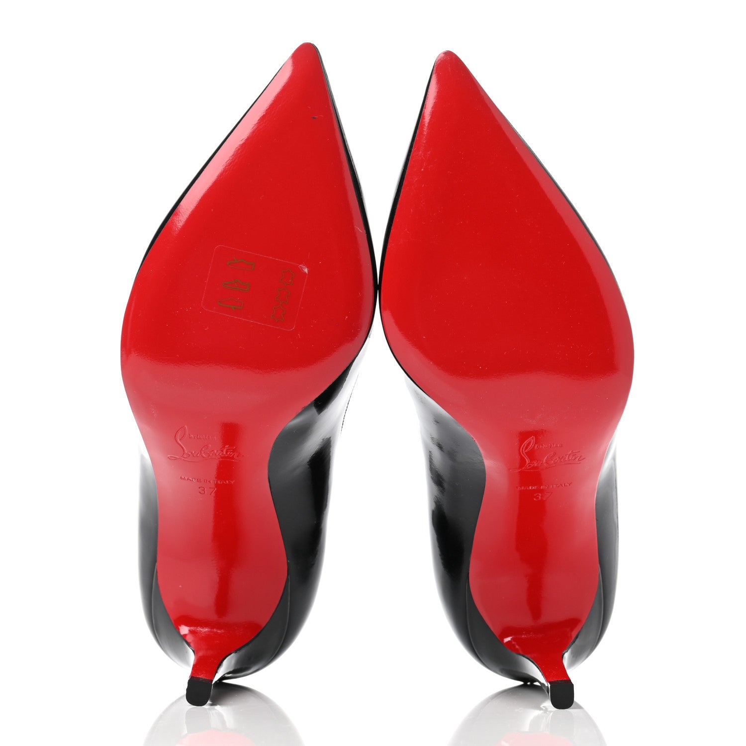Christian Louboutin Patent Pigalle 85 Pumps 37 Black 5 of 7