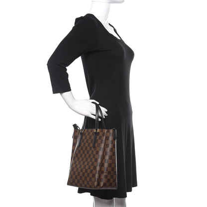 Louis Vuitton Damier Ebene Belmont PM Black 3 of 12