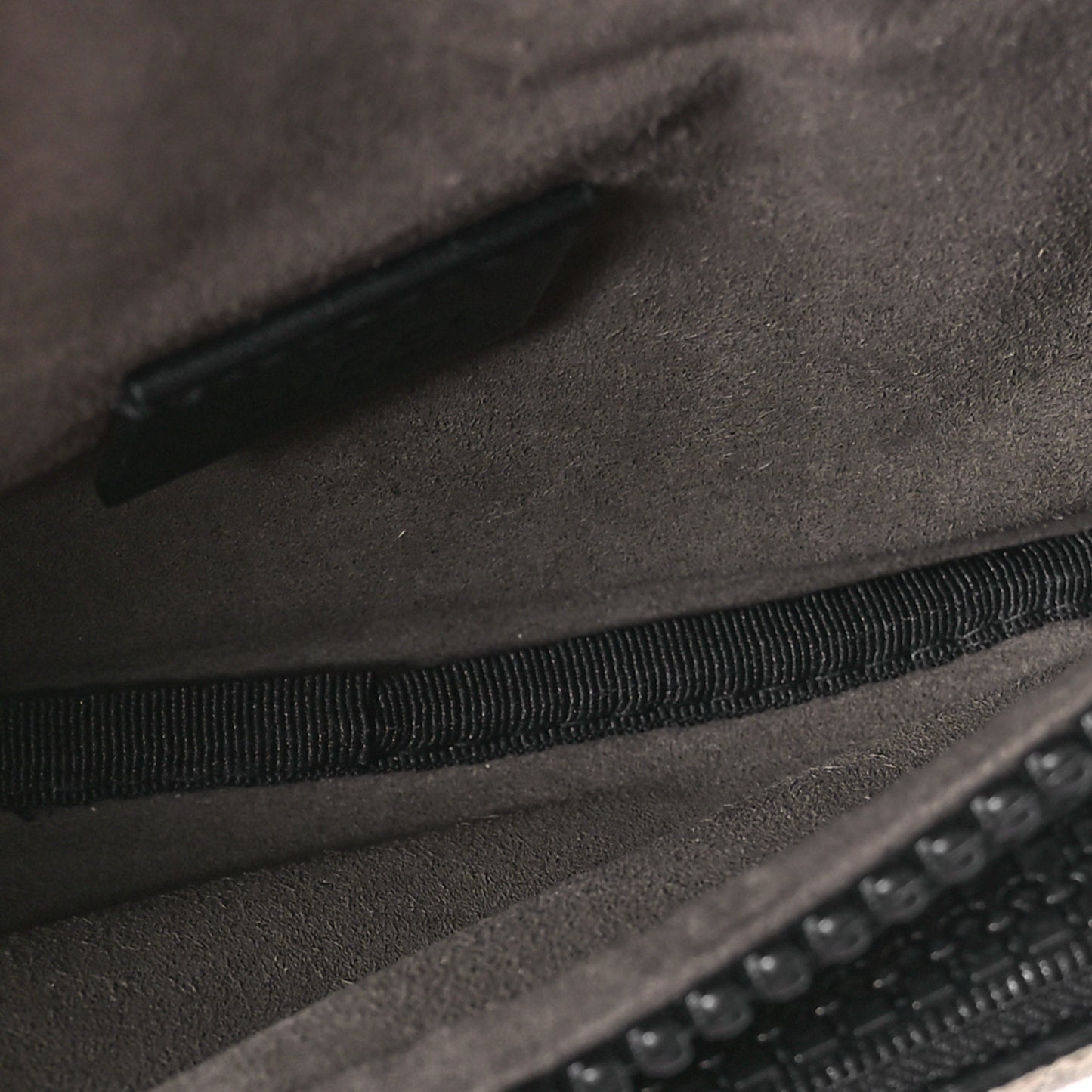 GG Supreme Monogram Belt Bag Black