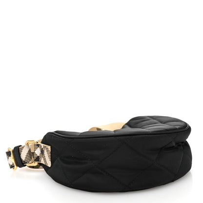 Burberry Nylon Horseshoe Crossbody Bag Black 4 of 10