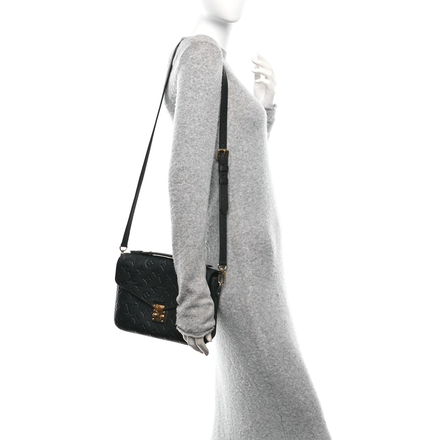 Louis Vuitton Empreinte Pochette Metis Black 2 of 12