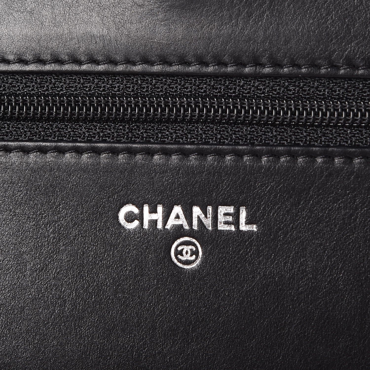 Chanel Calfskin Quilted Boy Wallet On Chain WOC Black 5 of 8