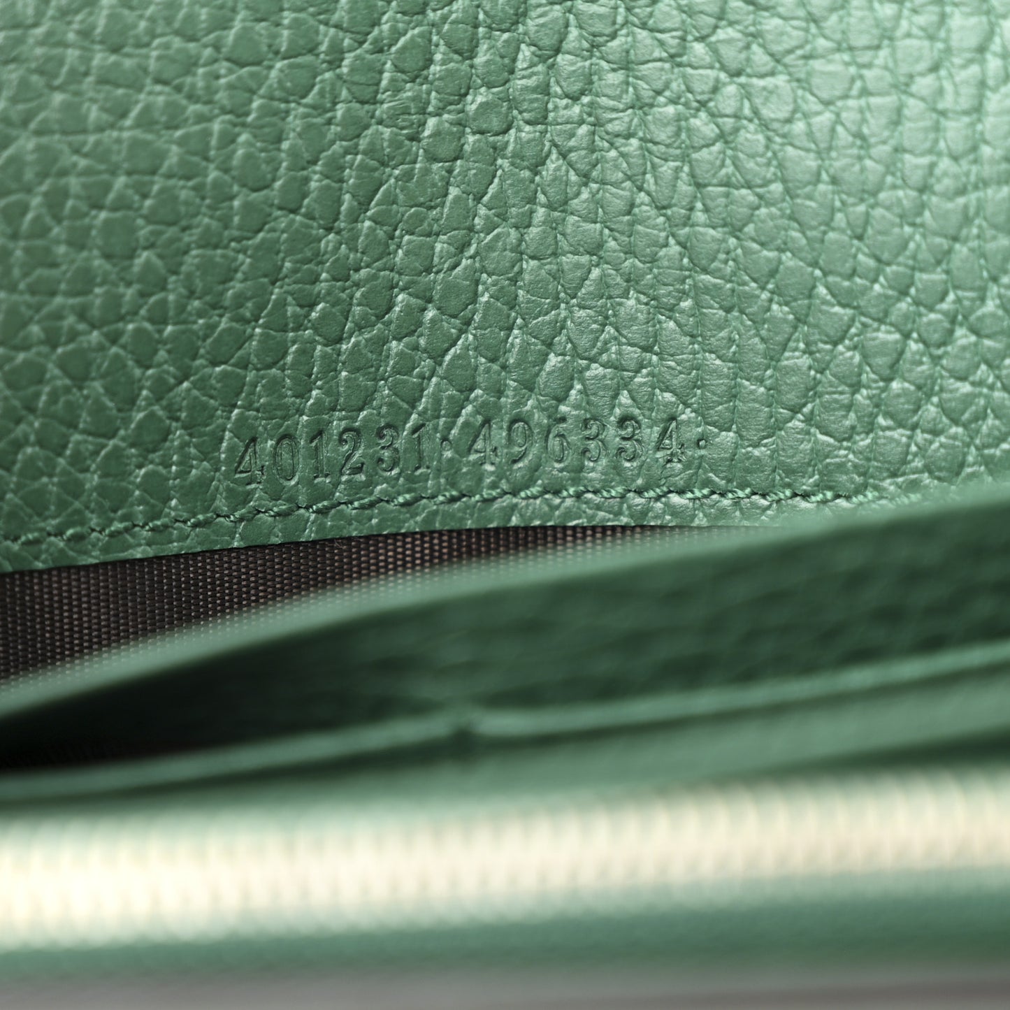 Calfskin Mini Dionysus Chain Wallet Emerald