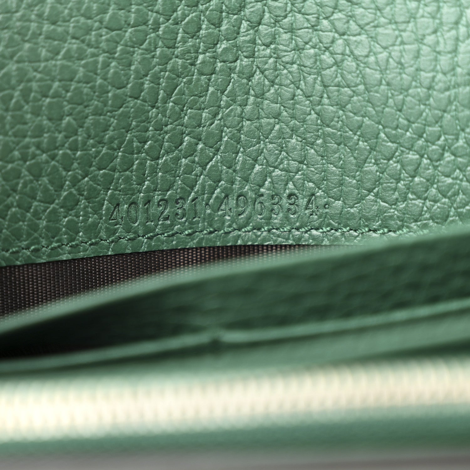 Gucci Calfskin Mini Dionysus Chain Wallet Emerald 8 of 11