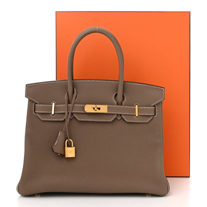 Hermes Togo Birkin 30 Etoupe 13 of 13