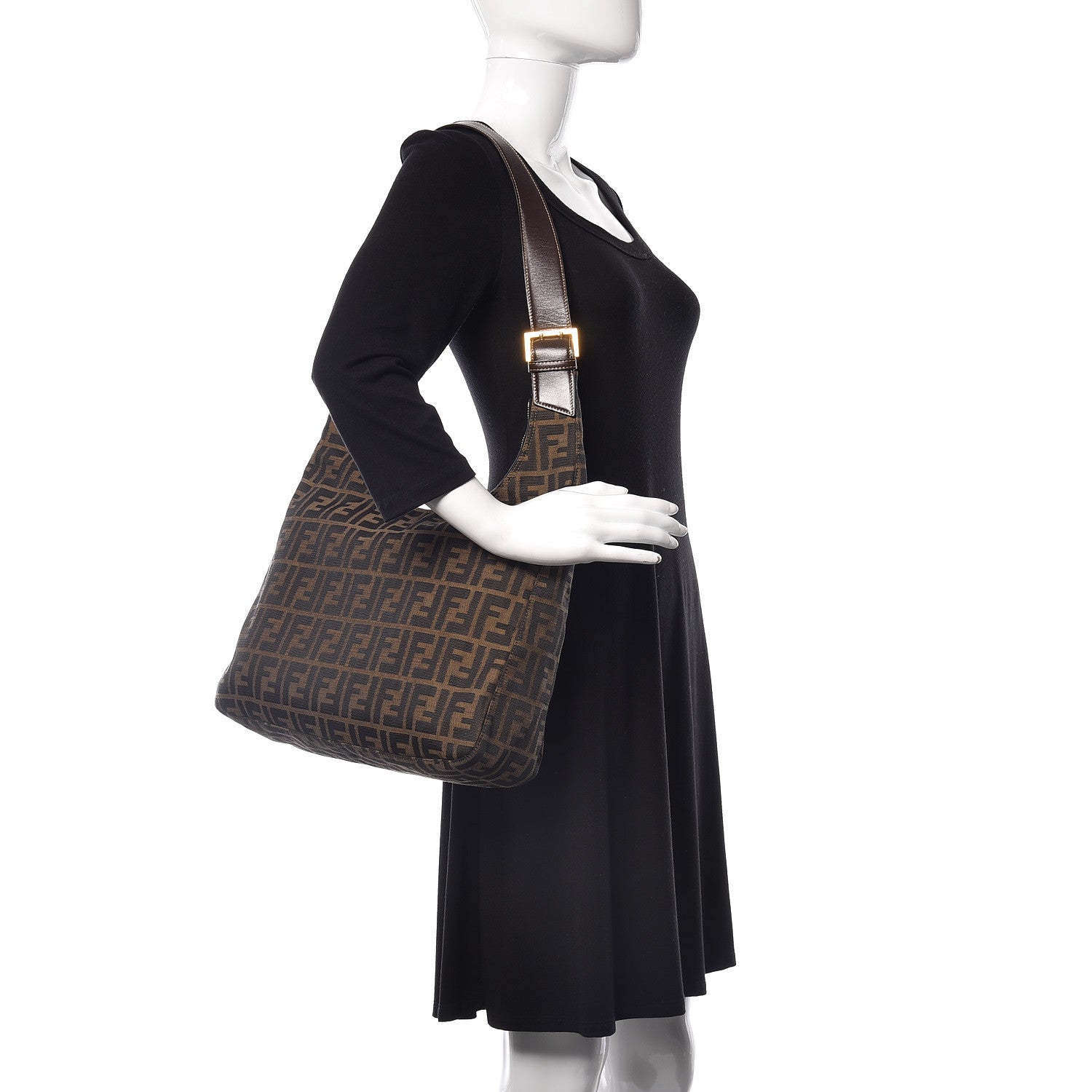 Fendi Zucca Hobo Tobacco 2 of 9