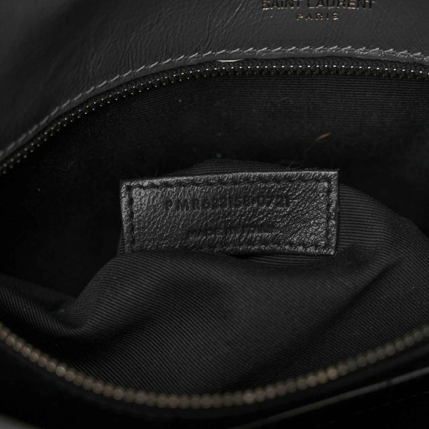 Crinkled Calfskin Matelasse Monogram Medium Niki Chain Satchel Storm