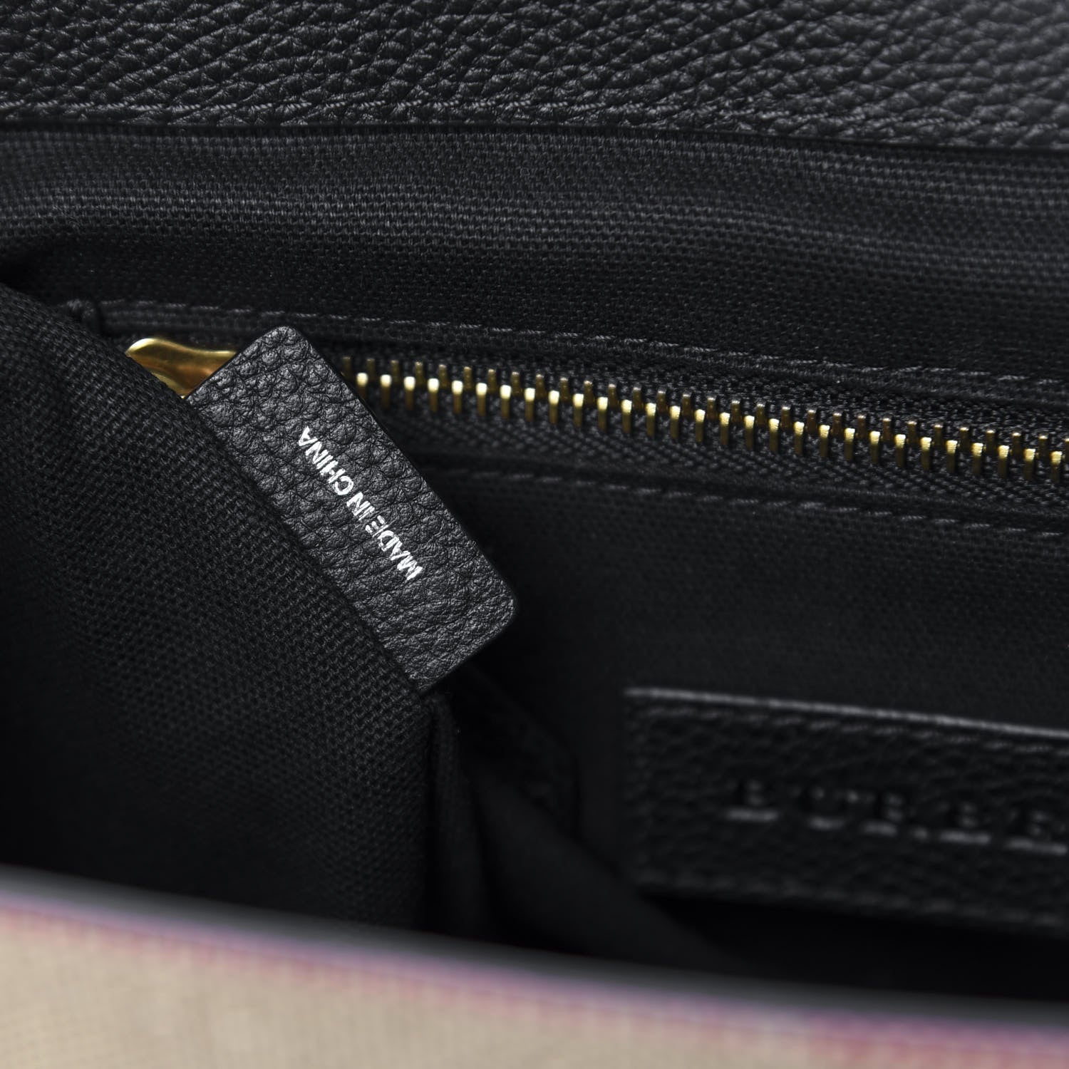 Burberry Canvas Mega Check Large Baildon Messenger Bag Black 9 of 11