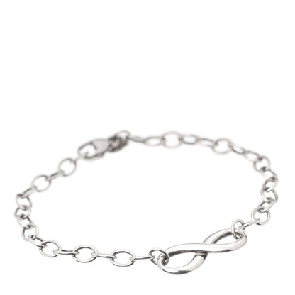 Tiffany Sterling Silver Infinity Chain Bracelet 1 of 6