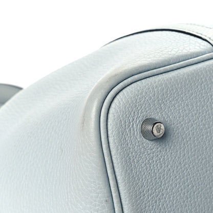 Hermes Taurillon Clemence Picotin Lock 22 MM Bleu Pale 9 of 13