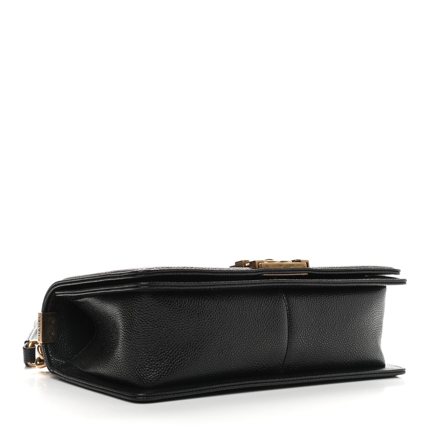 Caviar Quilted Medium Boy Flap Black
