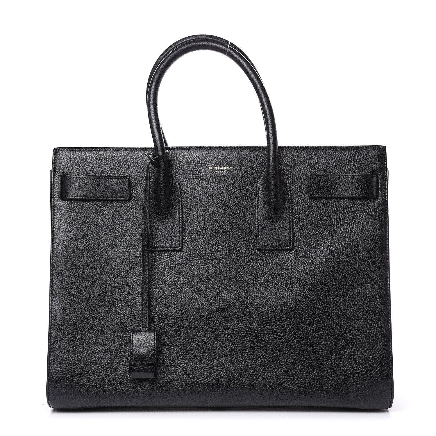 Saint Laurent Grained Calfskin Large Sac De Jour Carryall Black 1 of 13