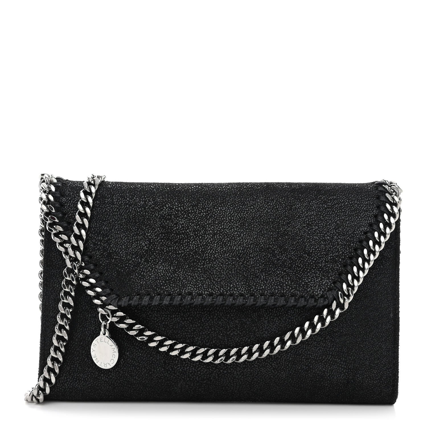 Stella McCartney Shaggy Deer Falabella Mini Crossbody Bag Black 1 of 11