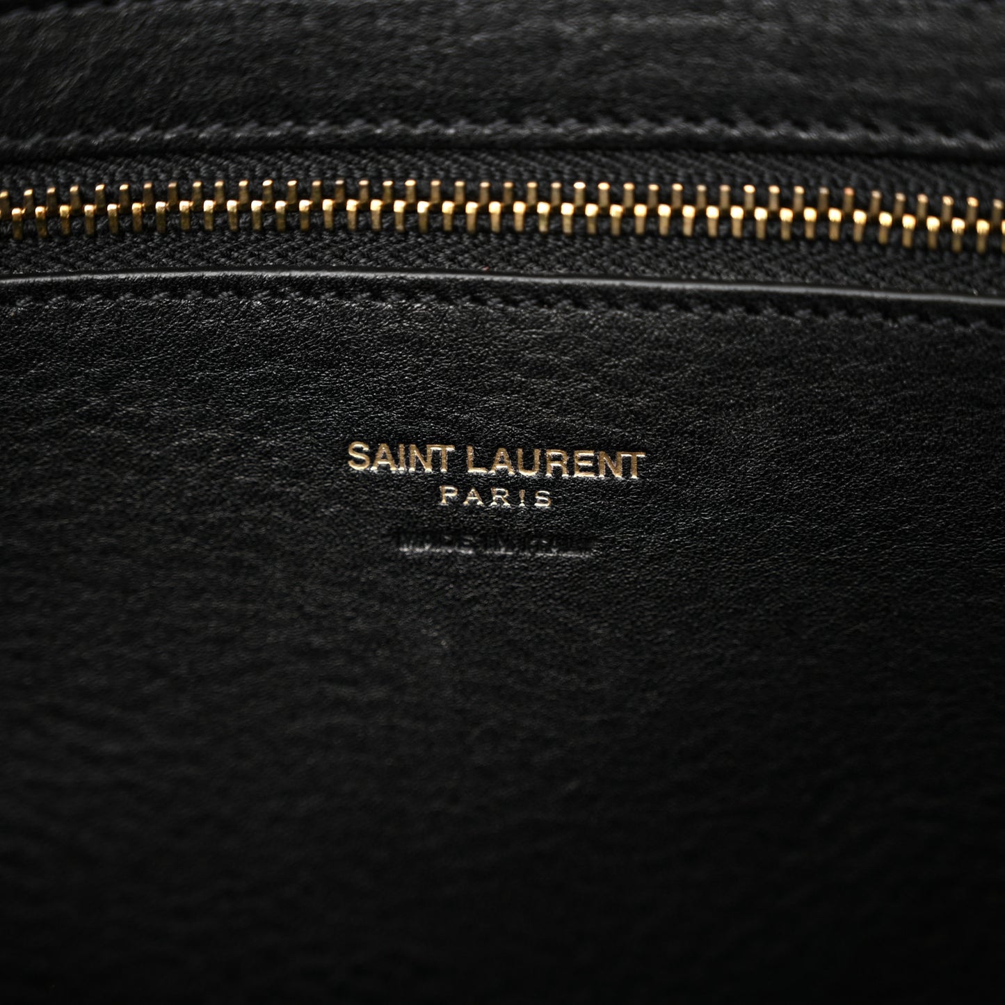 Suede Calfskin Medium Monogram Cabas Black