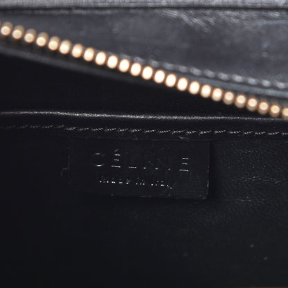 Celine Smooth Calfskin Multicolor Double Stitching Nano Luggage Black 6 of 7