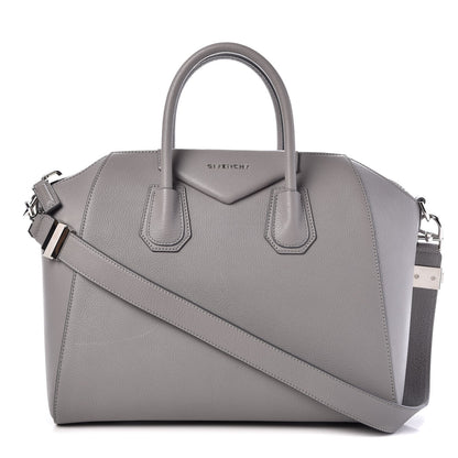 Givenchy Sugar Goatskin Medium Antigona Pearl Grey 1 of 9