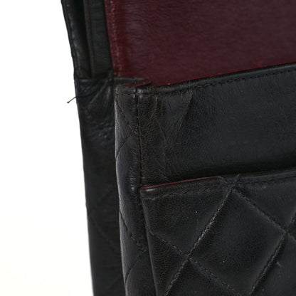 Chanel Lambskin Quilted Medium Double Flap Black 12 of 14