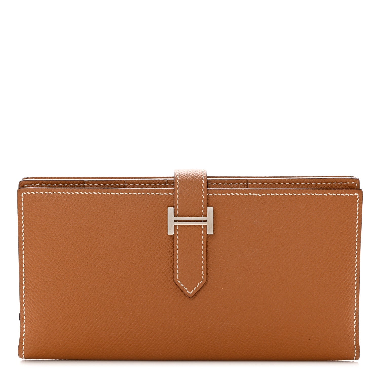 Hermes Epsom Bearn Gusset Wallet Gold 1 of 6