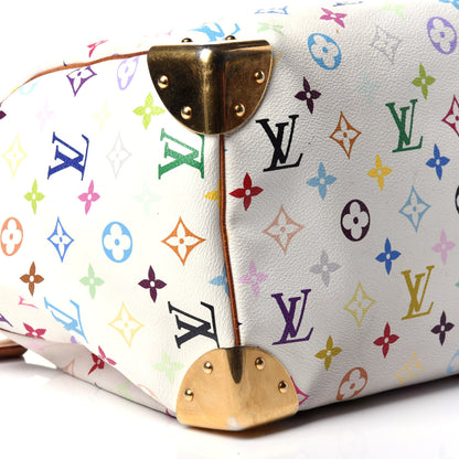 Louis Vuitton Monogram Multicolor Speedy 30 White 9 of 25