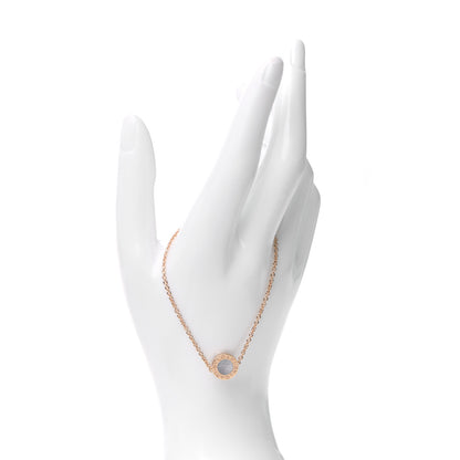 Bulgari 18K Rose Gold Mother of Pearl Carnelian BVLGARI BVLGARI Chain Bracelet 4 of 10