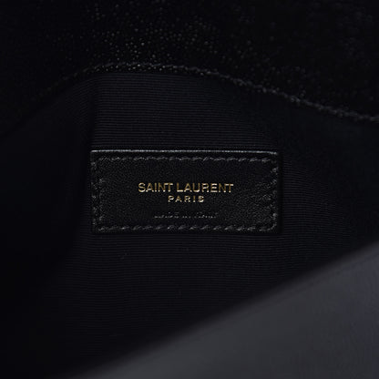 Saint Laurent Grain De Poudre Uptown Pouch Black 6 of 7