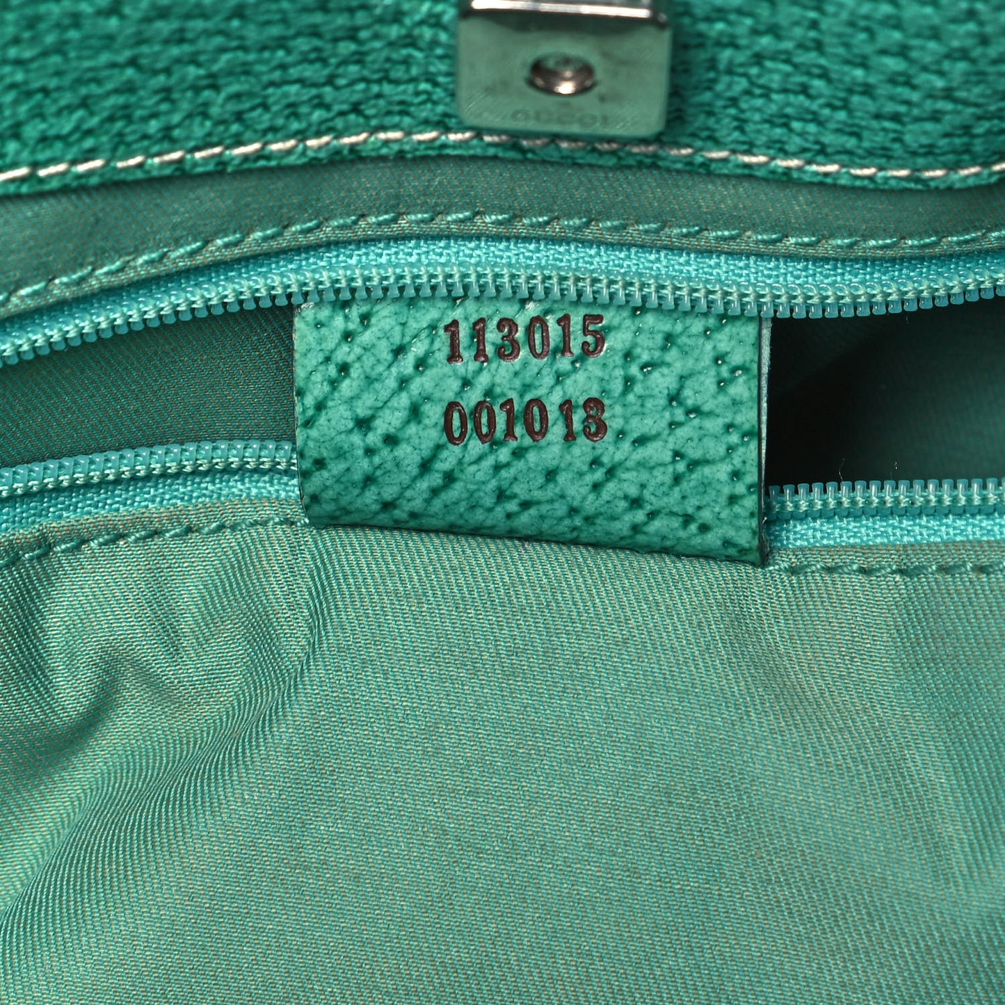 Monogram Shoulder Bag Turquoise