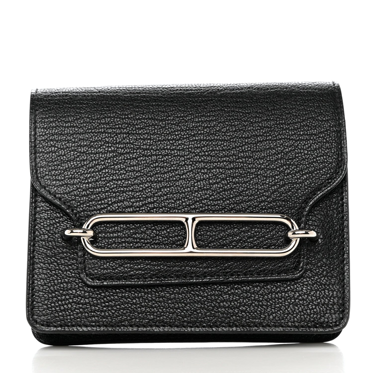 Hermes Chevre Mysore Roulis Slim Wallet Black 4 of 24