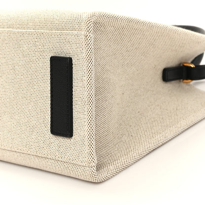 Versace Canvas Calfskin La Medusa Tote Bag Beige 10 of 10
