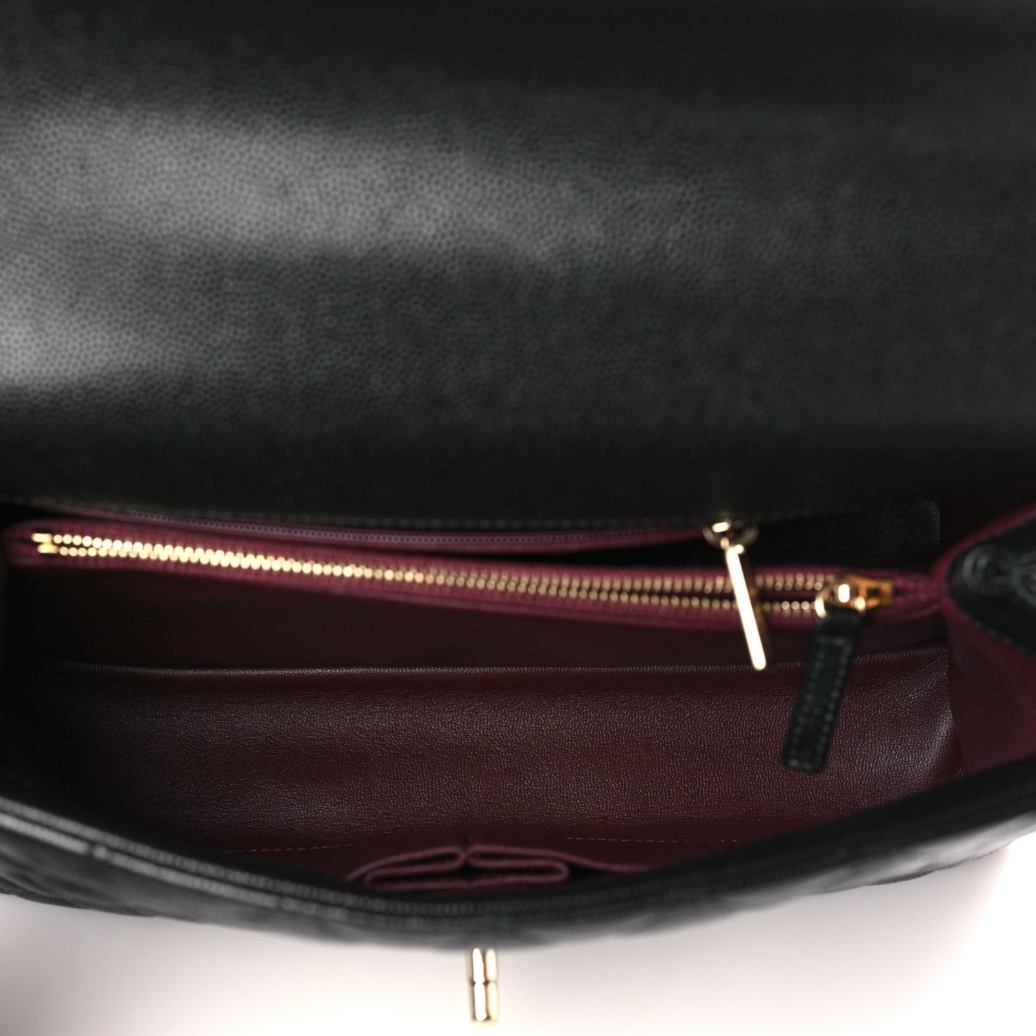 Chanel Caviar Quilted Small Coco Handle Flap Black 5 of 10