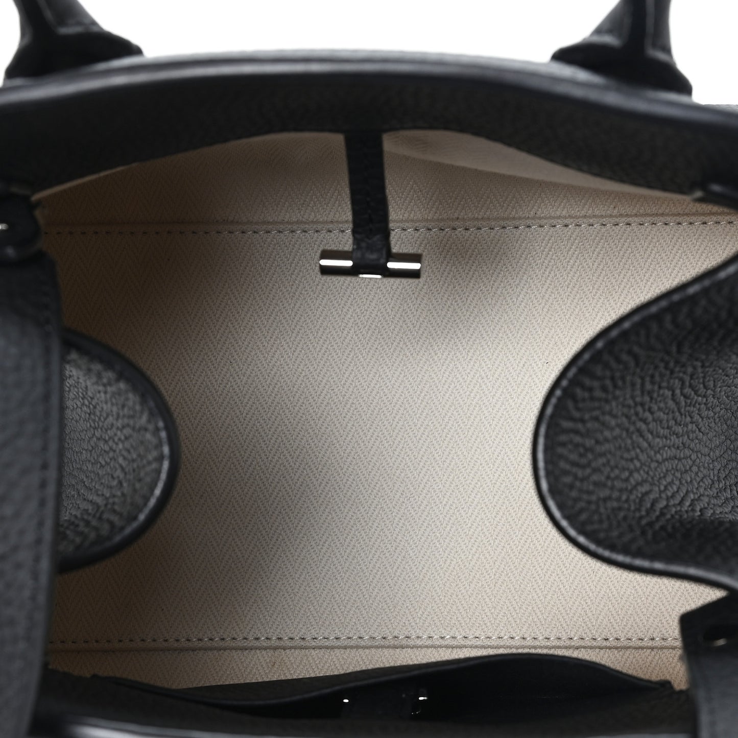Grained Calfskin Soft Margaux 10 Bag Black