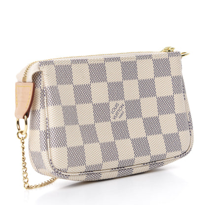 Louis Vuitton Damier Azur Mini Pochette Accessories 3 of 7