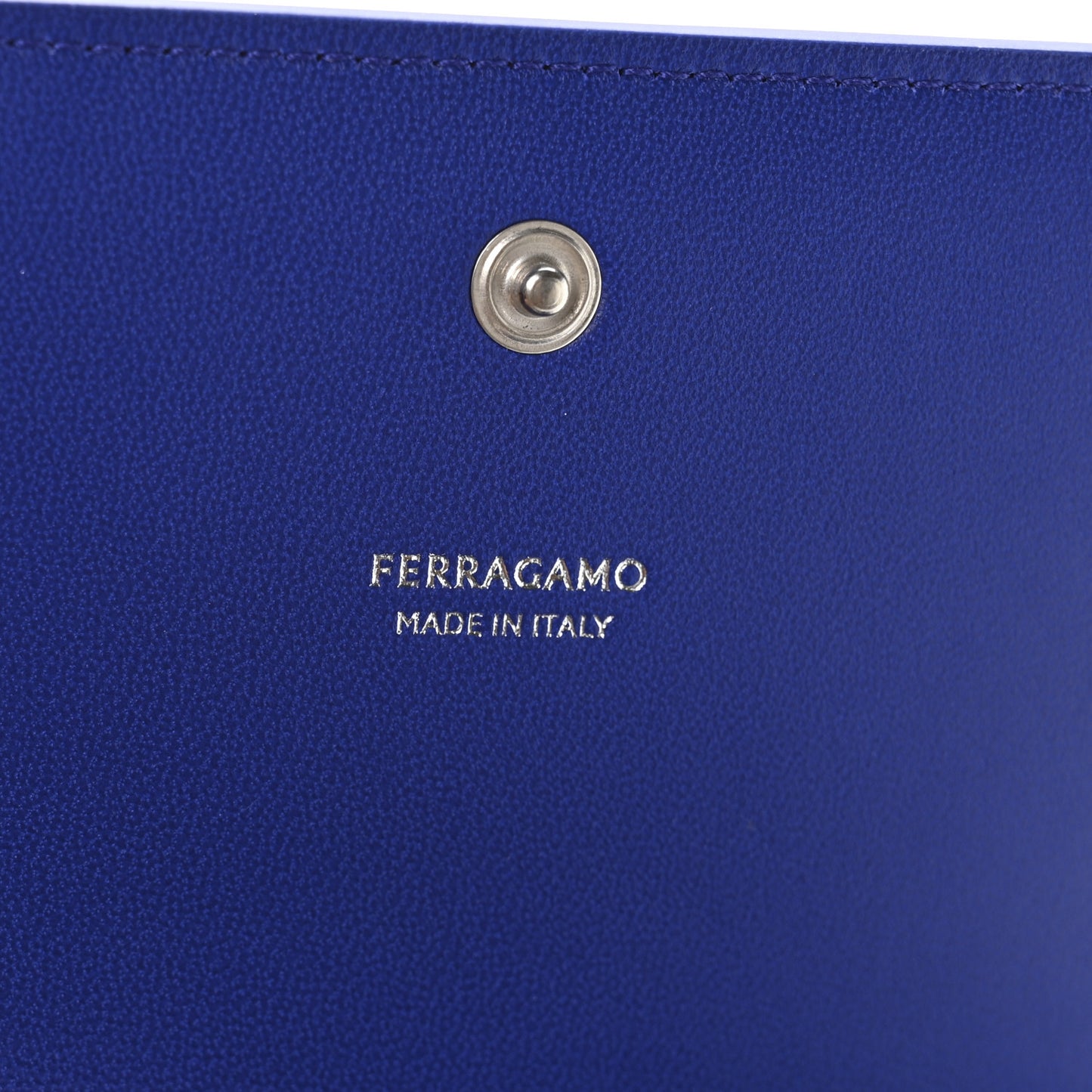 Smooth Airbrushed Calfskin Micro Pouch Lime Lapis